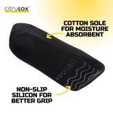 Non-Slip Heel Nylon Top Cotton Sole Loafer Socks